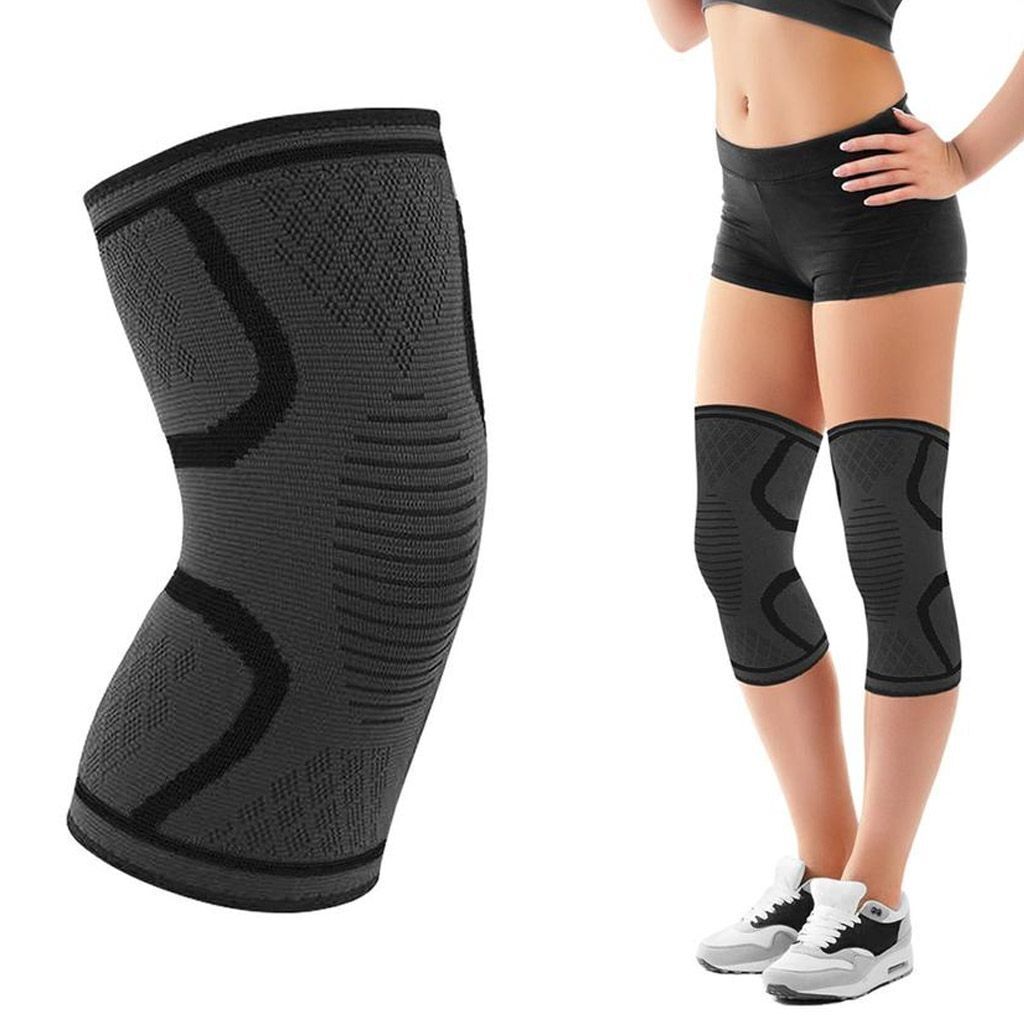 2pcs Knee Compression Brace Sleeve Support Sport Joint Pain Relief Arthritis