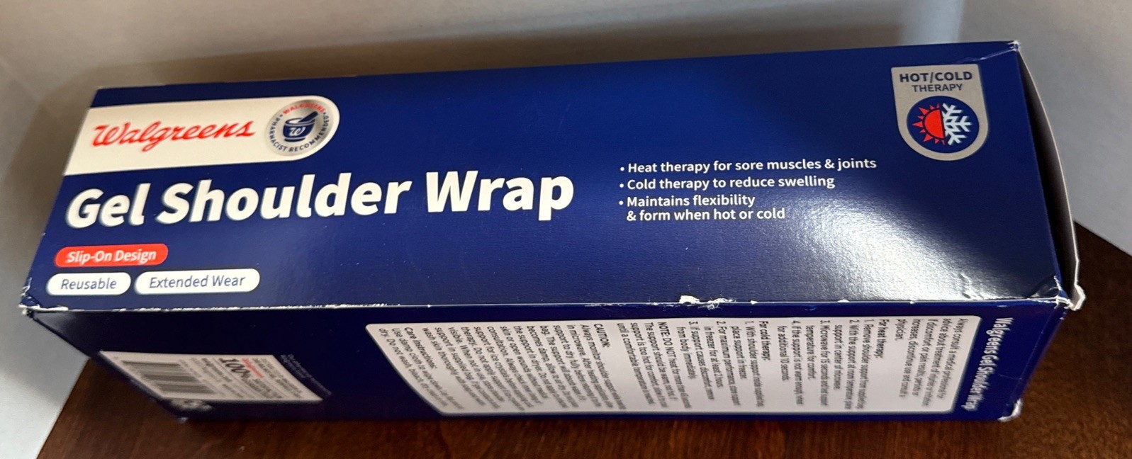 Gel Shoulder Support Heat and Cold therapy reusable new in box