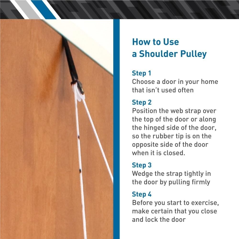 Portable Shoulder Pulley for Effective Home Rehab – Compact & Easy to Use
