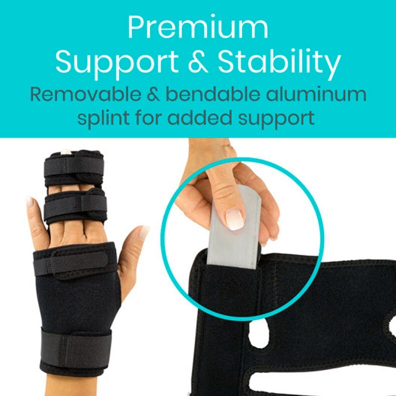 Dual Trigger Finger Splint Immobilizer for Finger Pain, Stiffness, Locking joint