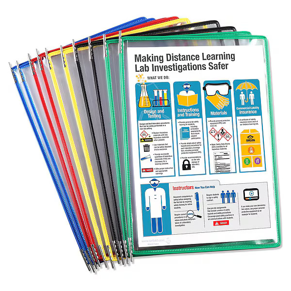 Tarifold Document Display Pockets,Multicolor,PK10 P090 Tarifold P090
