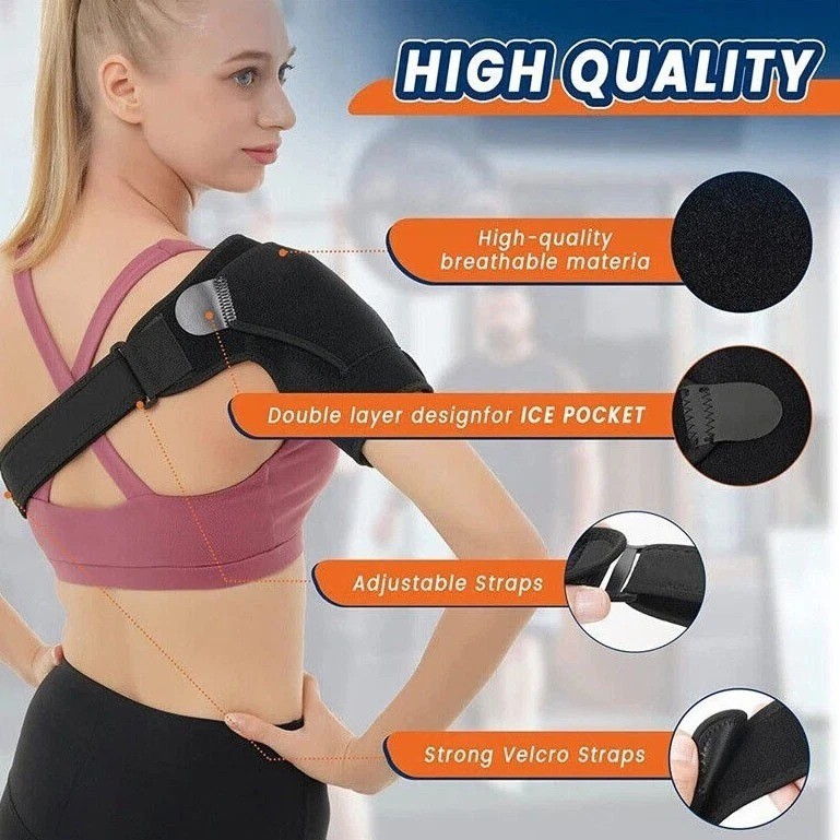 Shoulder Brace Support Compression Sleeve Torn Rotator Cuff Relief Joint AC Pain