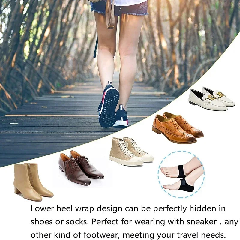 Plantar Fasciitis Insoles Silicone Heel Protector for Spurs Shock Absorption Hee
