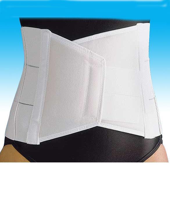 Waist & Back Support Elastic Posture Improver White Color & Light Back Support