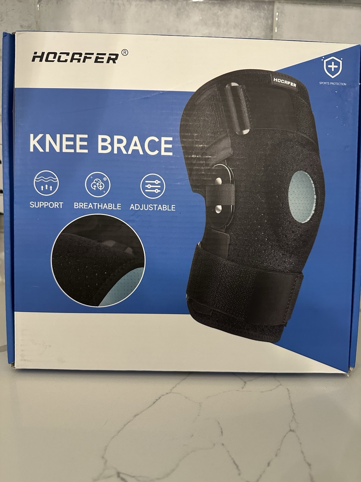 Hocafer Plus Size Knee Brace 5xl-6xl Stable Support Decompression Unisex New