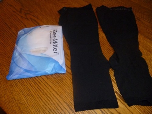 Doc Miller Open Toe Compression Socks 20-30 mmHg Varicose Veins Black 5X-Large