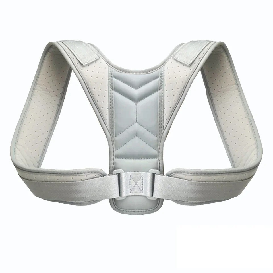 Adjustable Back Posture Corrector Neck Brace Training Equipment Home Office Man