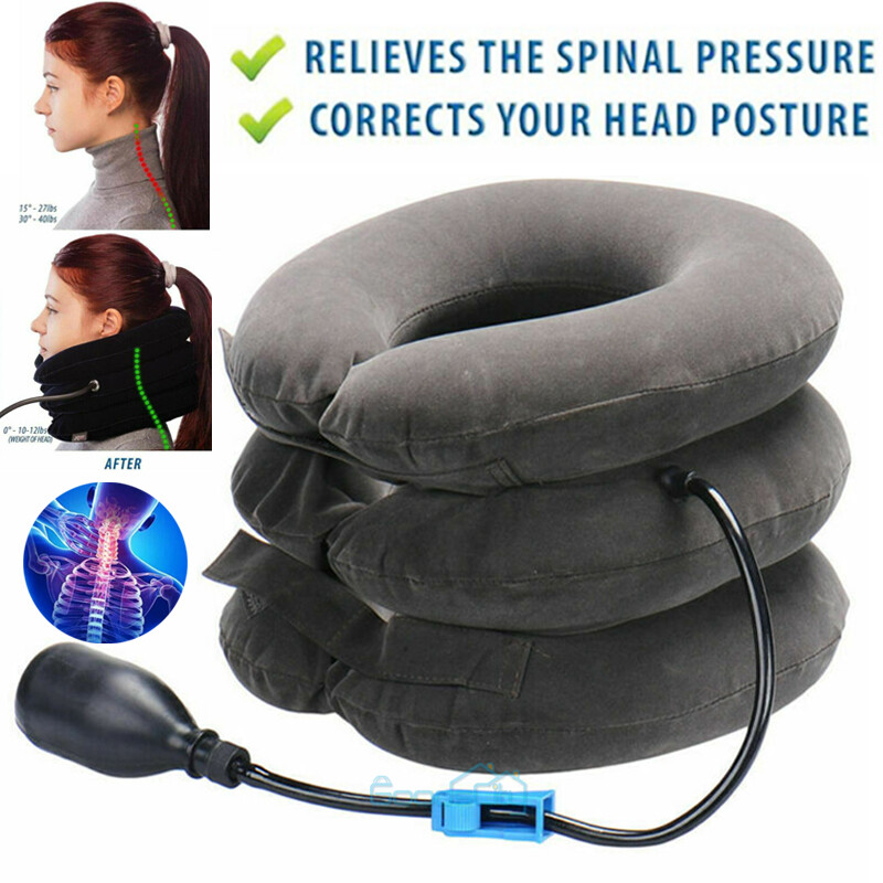Cervical Neck Traction Device Ideal for Spine Alignment Chronic Neck Pain Relief