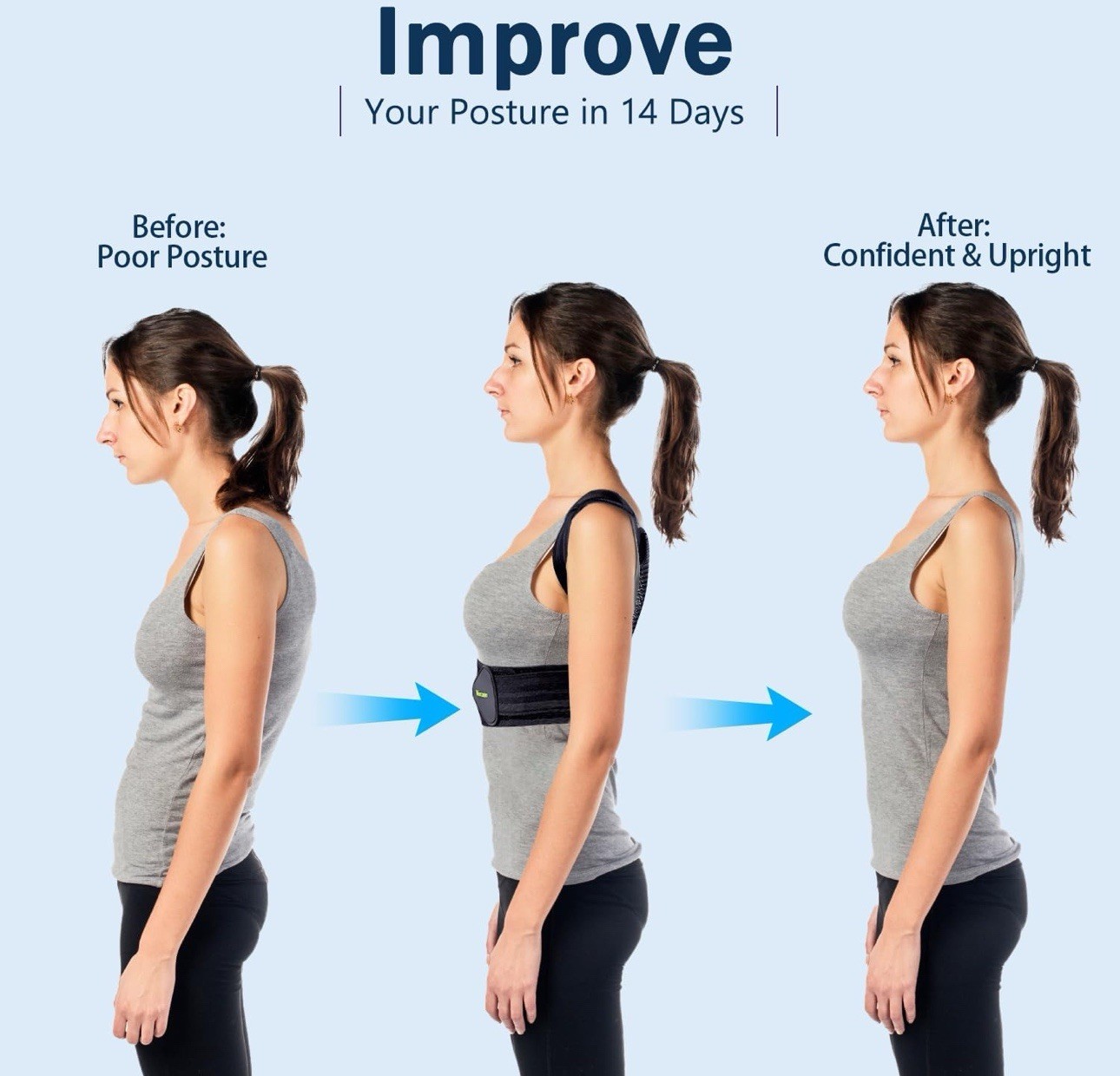 Mercase Adjustable Back Brace
