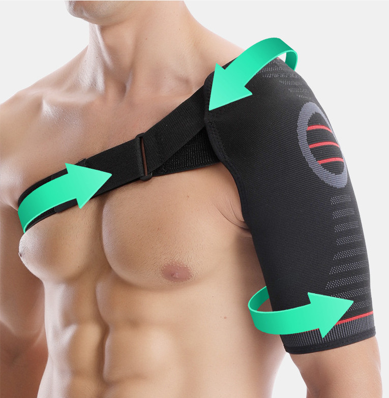 Adjustable Belt Sleeve Sprains Shoulder Brace Rotator Cuff Pain Relief Support