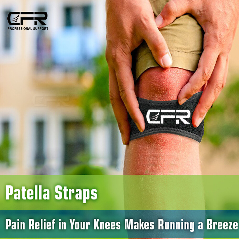 Knee Strap Compression Brace Support Patella Sport Joint Arthritis Stabilizer CF