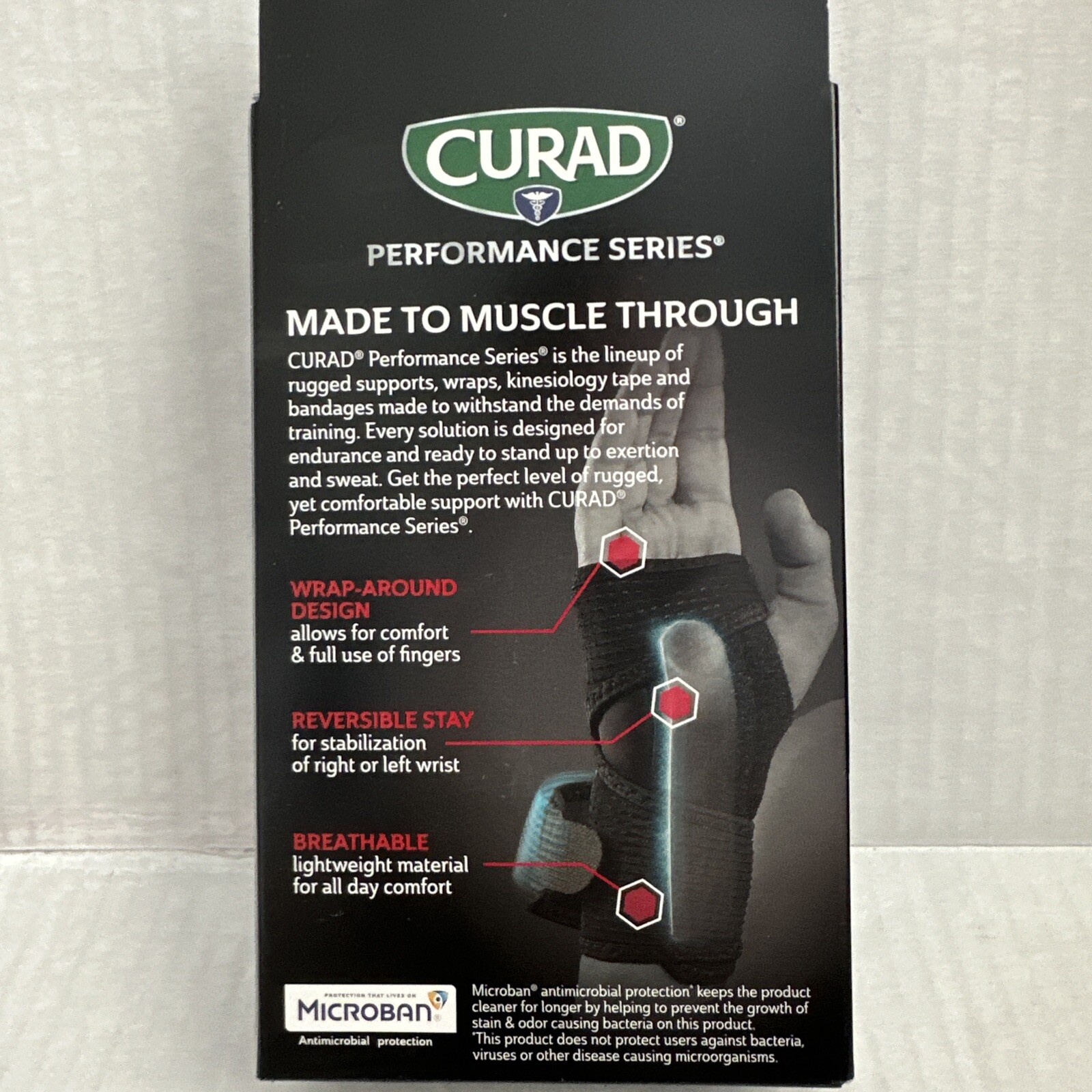 IRONMAN Wrist Support Curad Performance Series IRONMAN One Size Right or Left A9