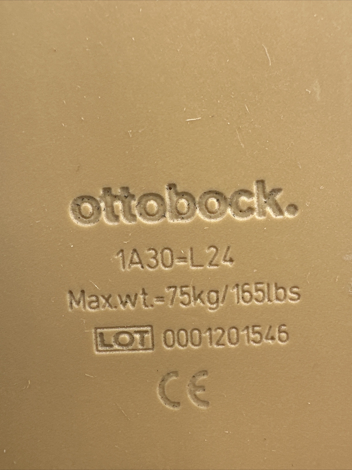 OTTOBOCK Otto Bock Greissinger Prosthetic Foot. Left Size 24 1A30 Perfect