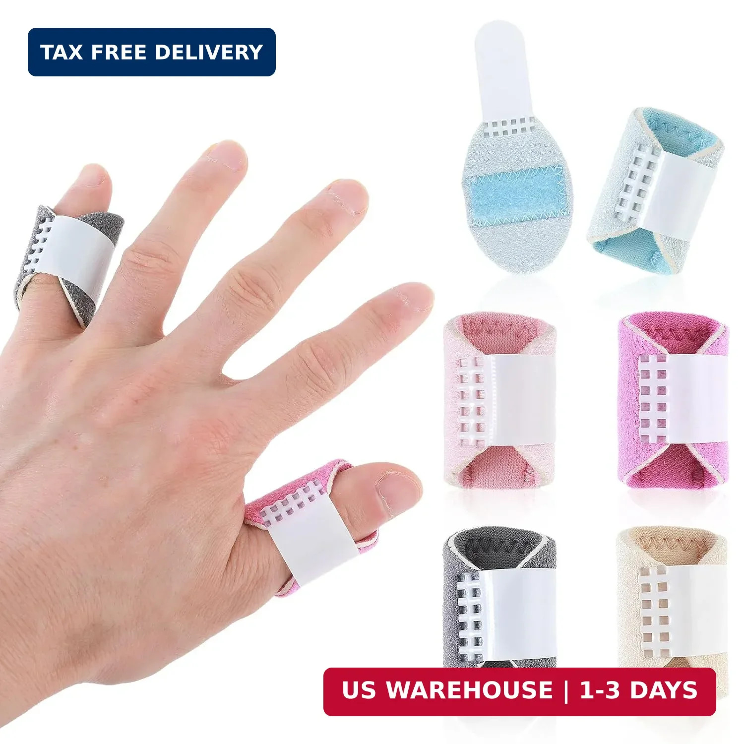 DIVINA VITAE Trigger Finger Splints, 5PCS Thumb Finger Brace for Trigger Finger