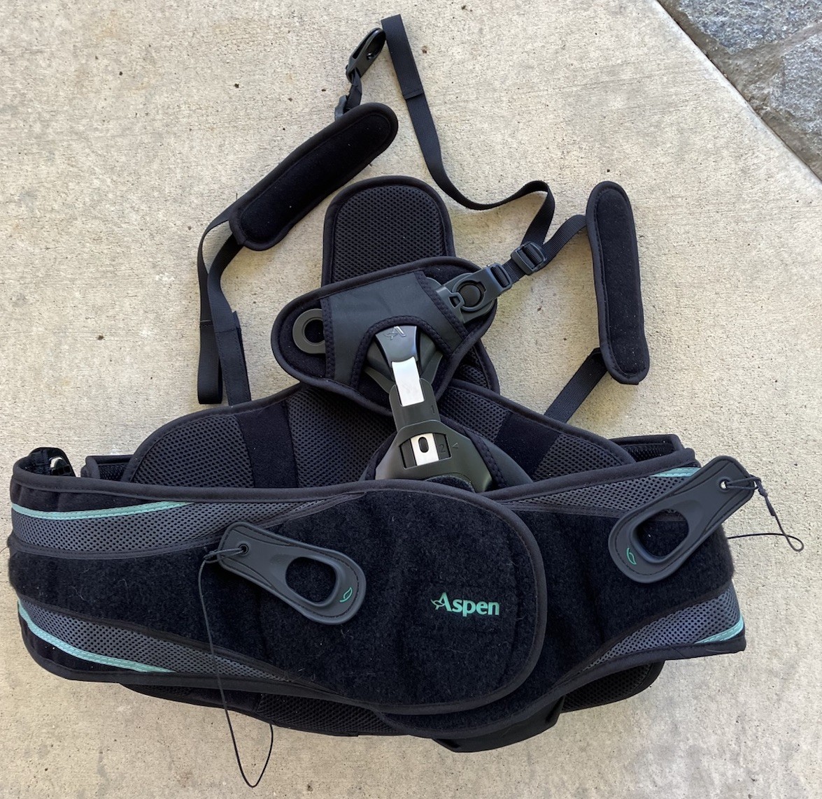Aspen Vista TLSO Lower Spine Lumbar Back Brace Adjustable to XXL