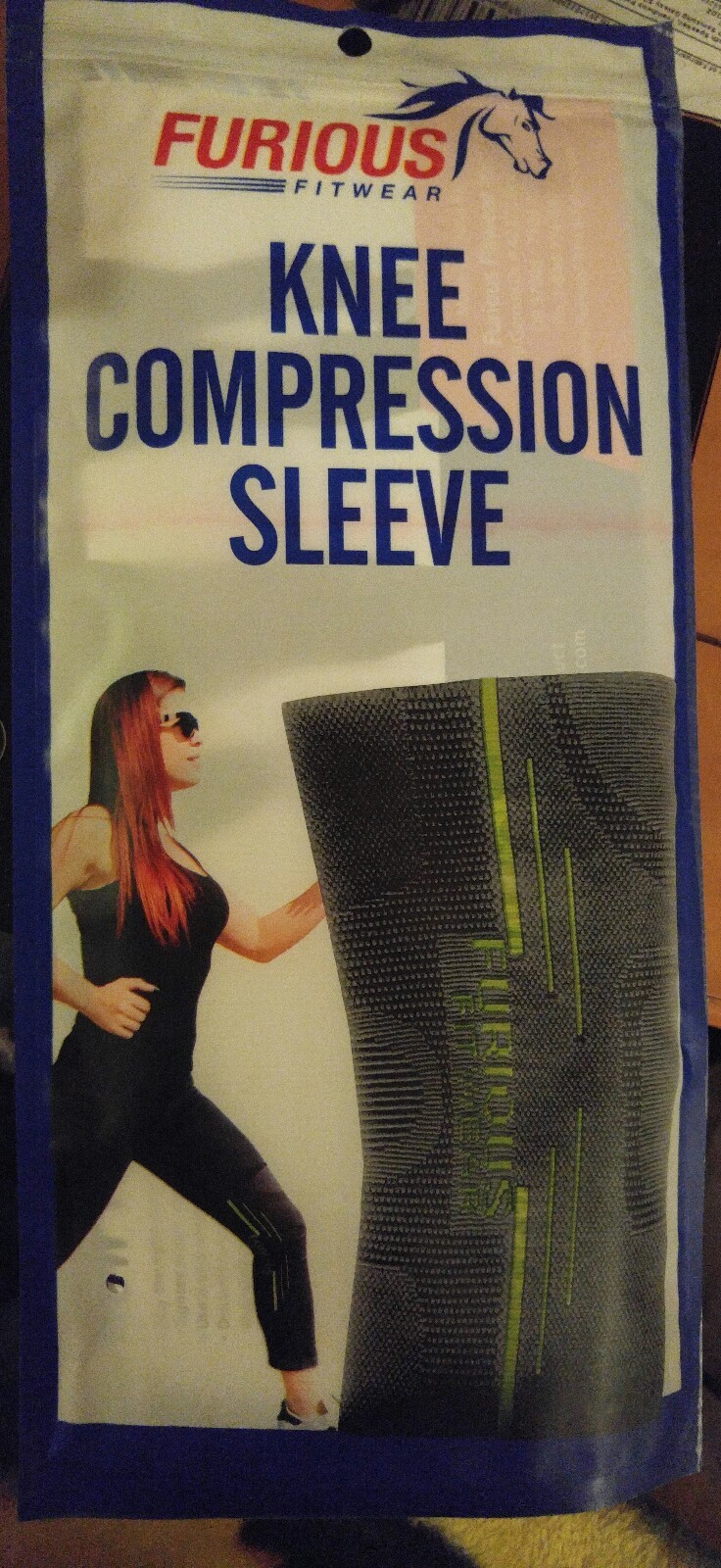 Knee Compression Sleeve for Running, Basketball, Weightlifting, Squats, Muscle