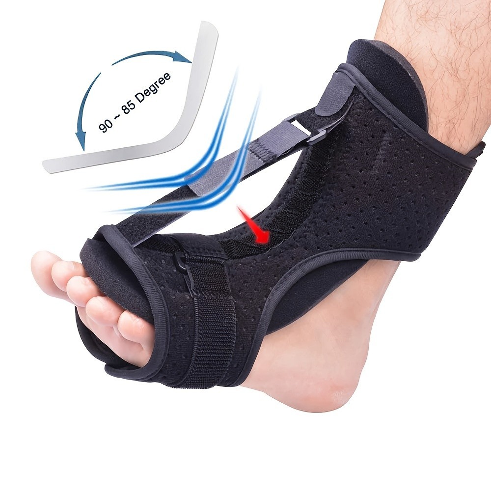Adjustable Foot Drop Ankle Brace Plantar Fasciitis Night Splint Support Toe Pain
