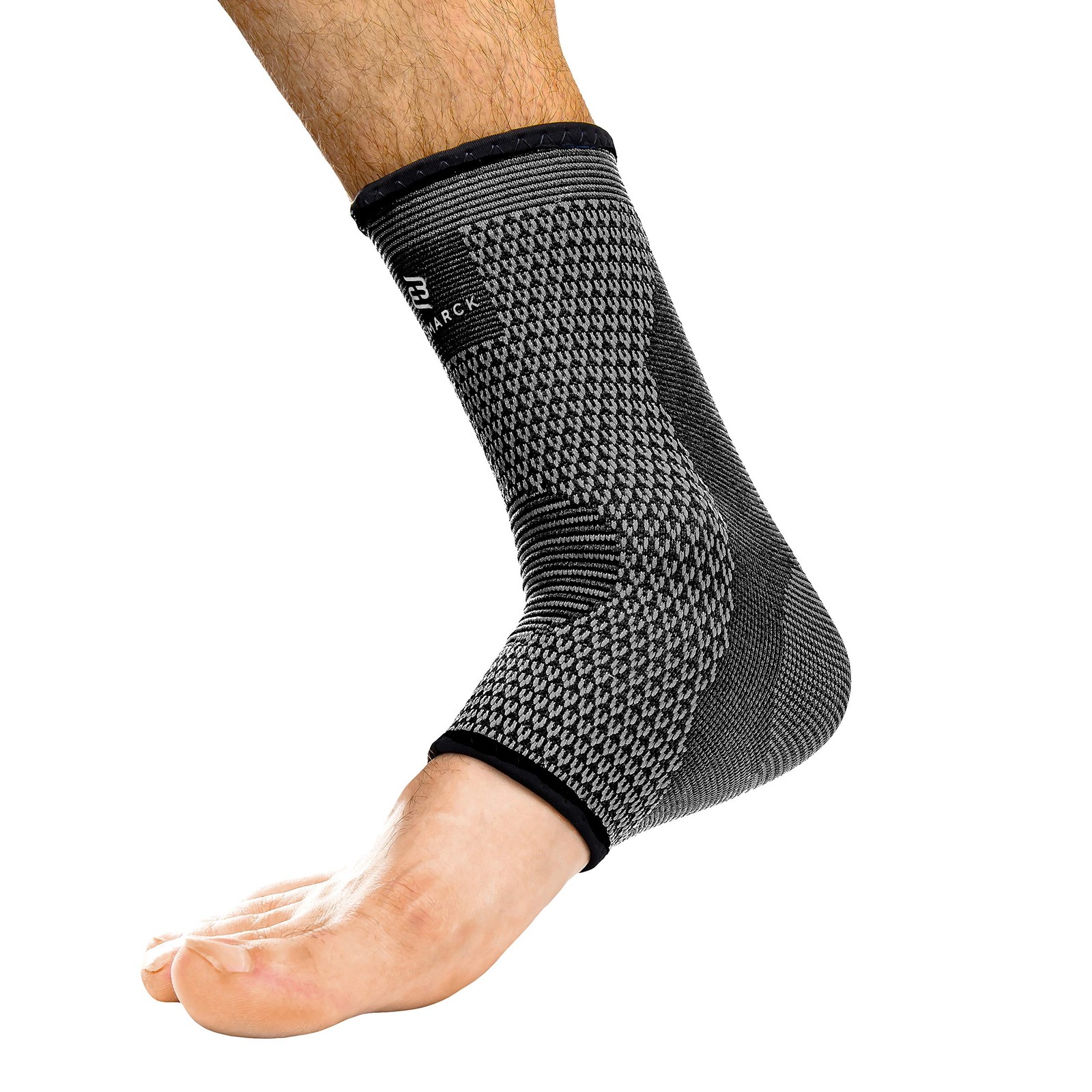 Benmarck Achilles Tendon Support Brace, Plantar Fasciitis Unisize, Gray Black