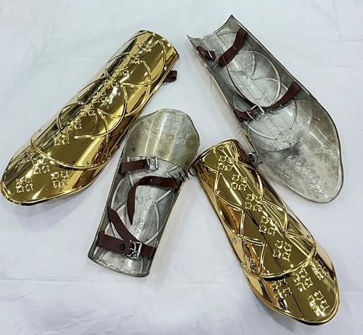 Armor for LARP – Bracers with Greaves Protection for Men Handmade Medieval Arm