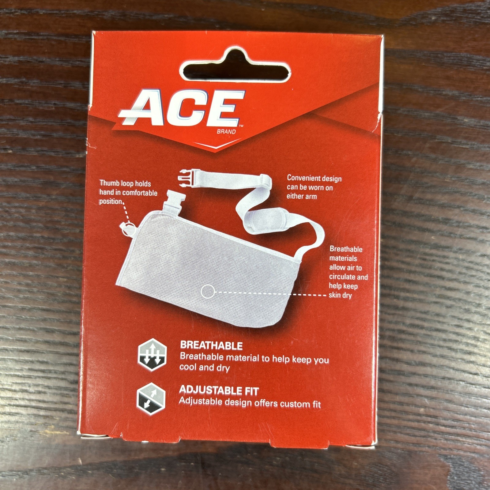ACE Adjustable Padded Shoulder Strap Arm Sling One Size