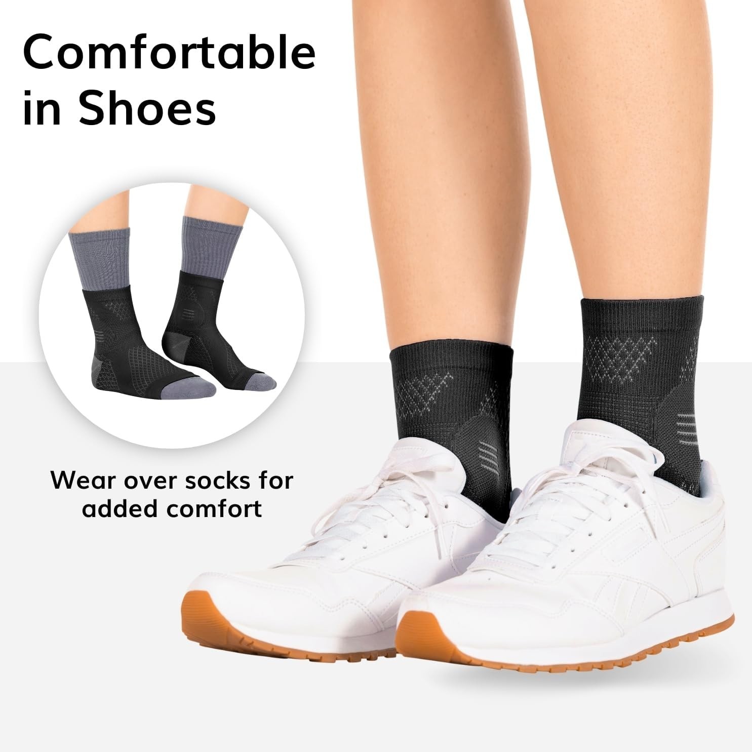 Neuropathy Socks – Peripheral Neuritis Compression Diabetic Toeless Foot Slee…
