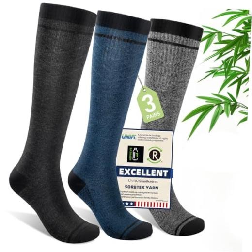 Compression Socks Large-X-Large I1-3pairs (Dark Gray&steel Blue&light Gray)