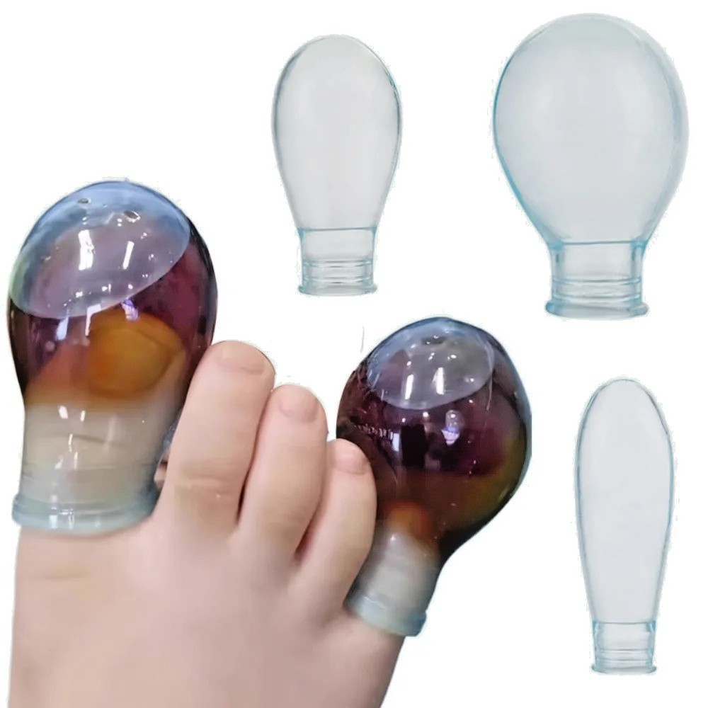 Silicone Toe Protectors Waterproof Sleeve Finger Cots for Injuries Pain Relief