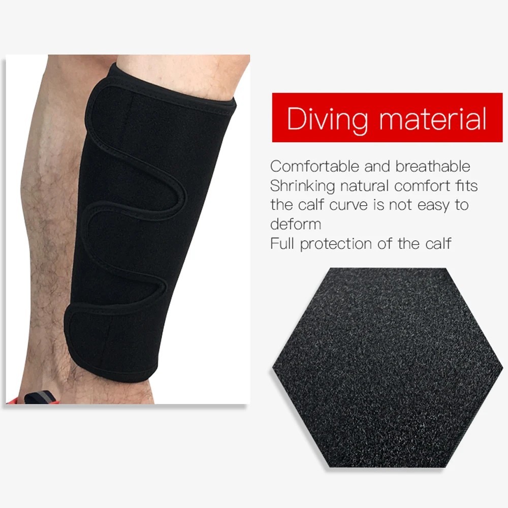 Calf Brace Adjustable Shin Splint Support Leg Compression Muscle Swelling Wrap