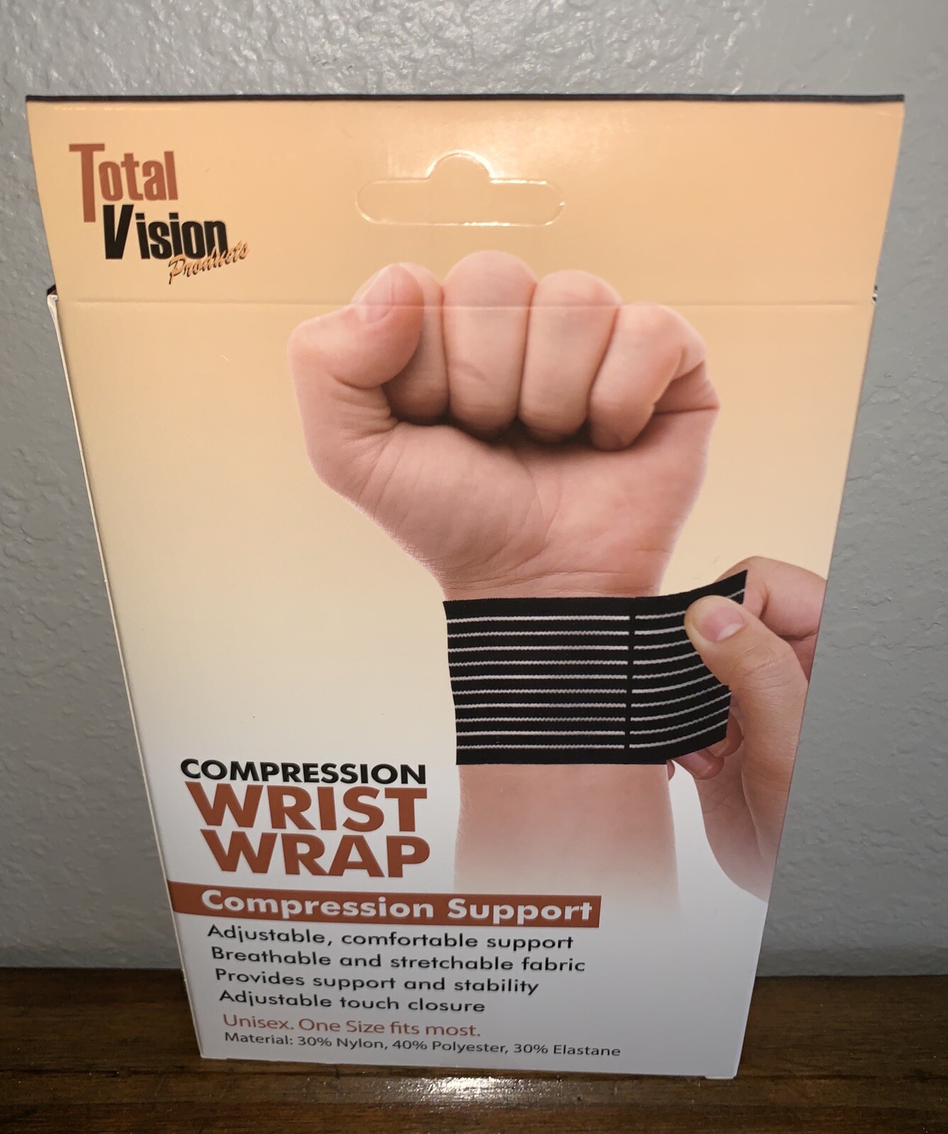 New Compression Wrist Wrap Adjustable Breathable Stretchable Stability Support