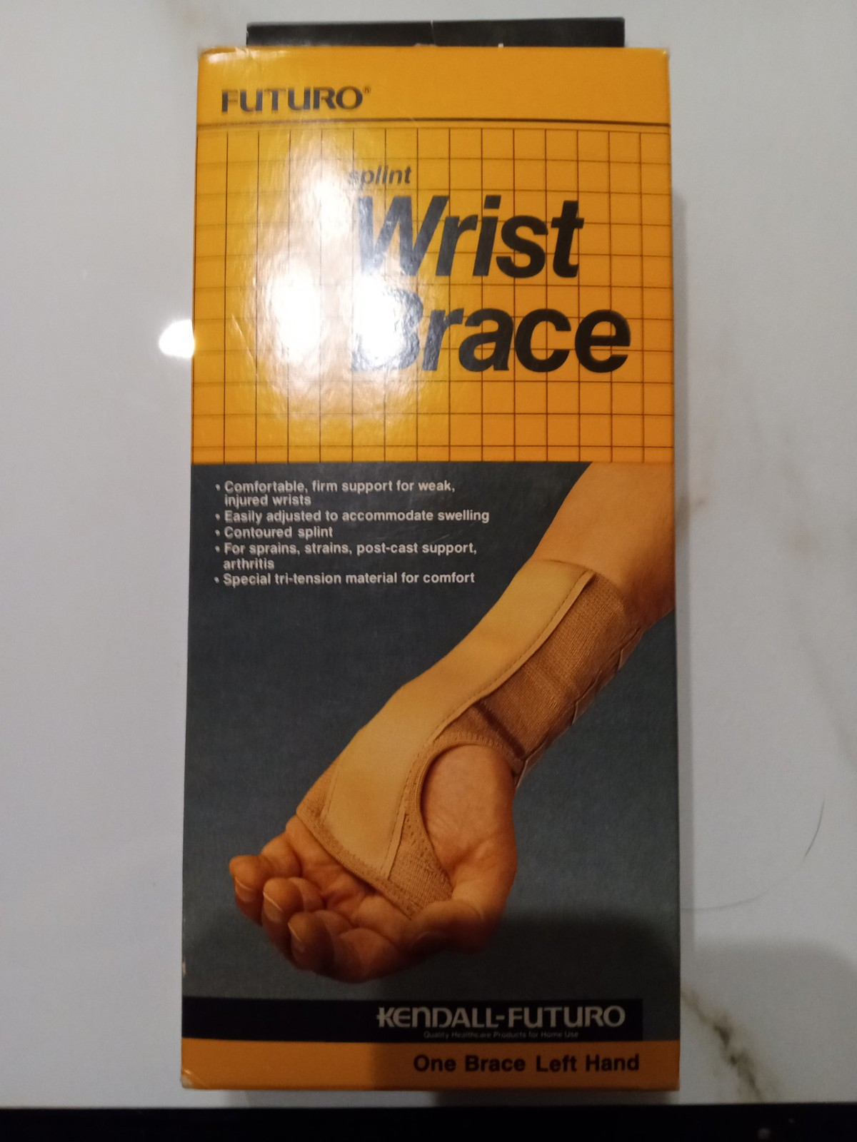 FUTURO SPLINT WRIST BRACE left Hand large 7 3/4-8 1/2 inch