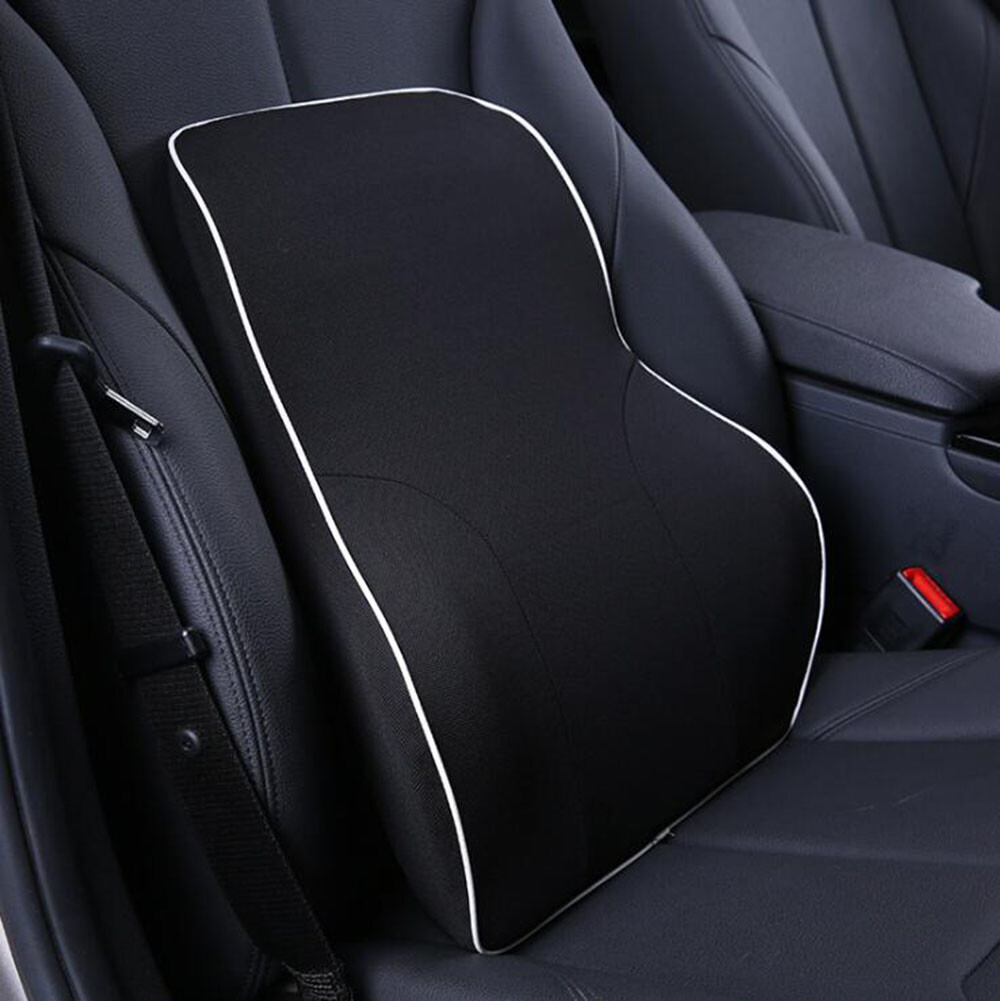 Memory Foam Car Lumbar Support & Neck Pillow Set – Comfort Kit