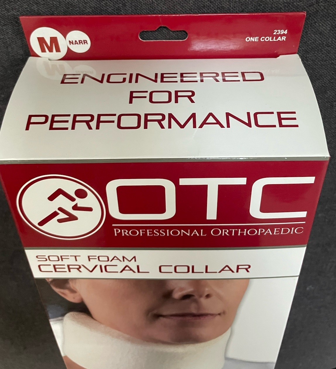 OTC Cervical Collar, Soft Foam, Neck Support Brace, UNIVERSAL 2394/N-M Medium