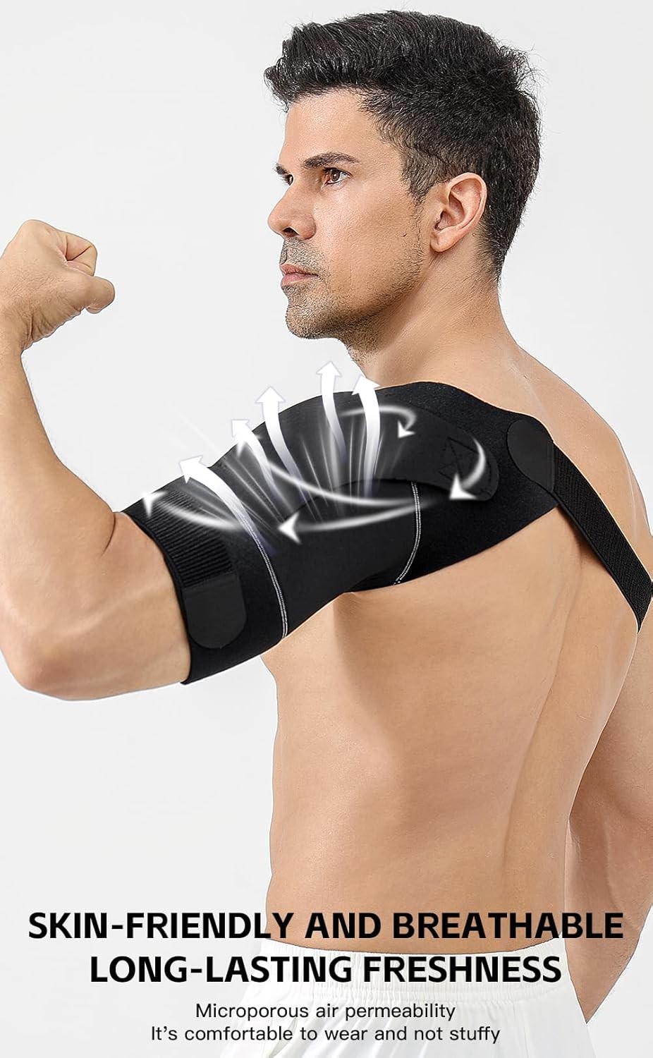 Shoulder Brace Adjustable Arm Sling Support for Pain Relief & Recovery