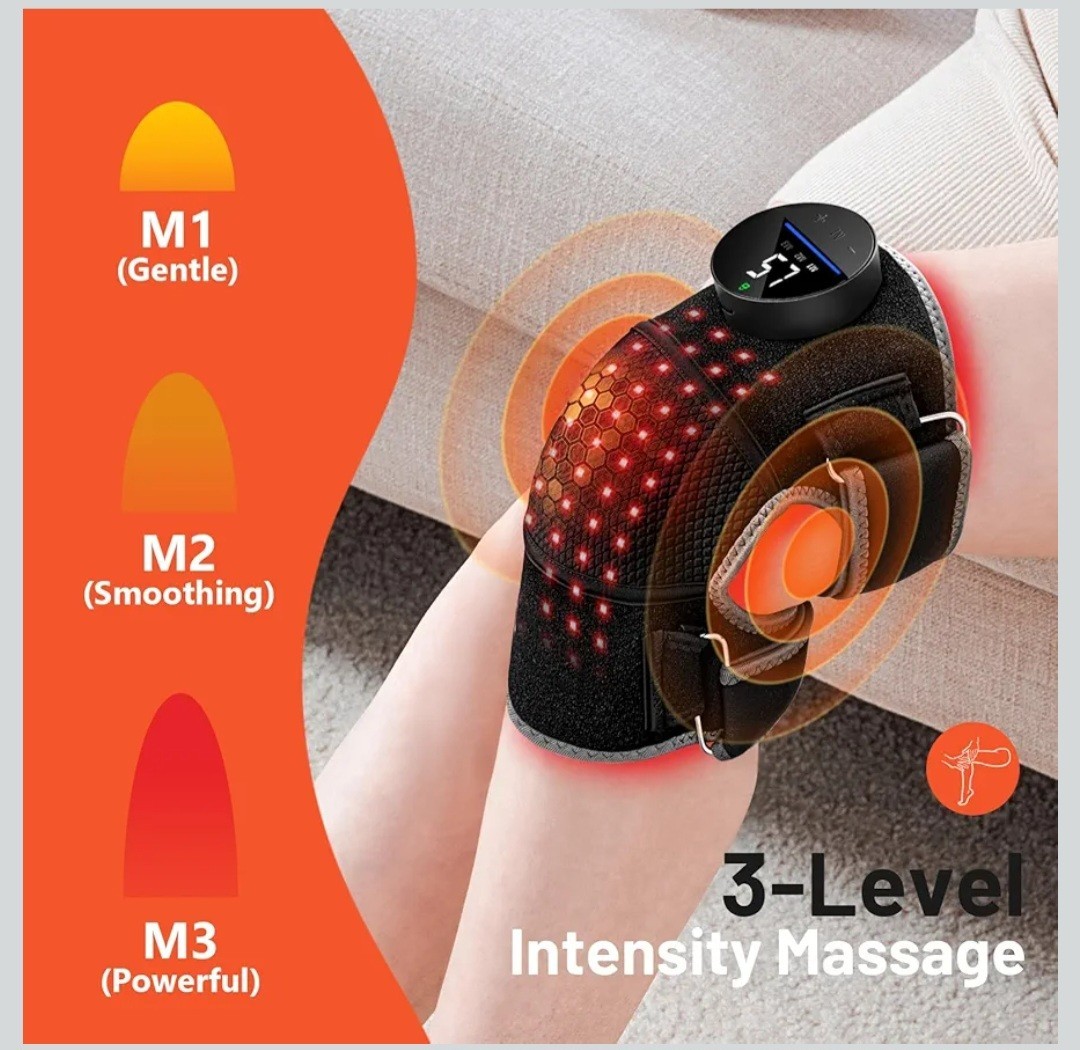 Red Light Therapy Knee Brace Wireless Auto Timing With Pulse Mode