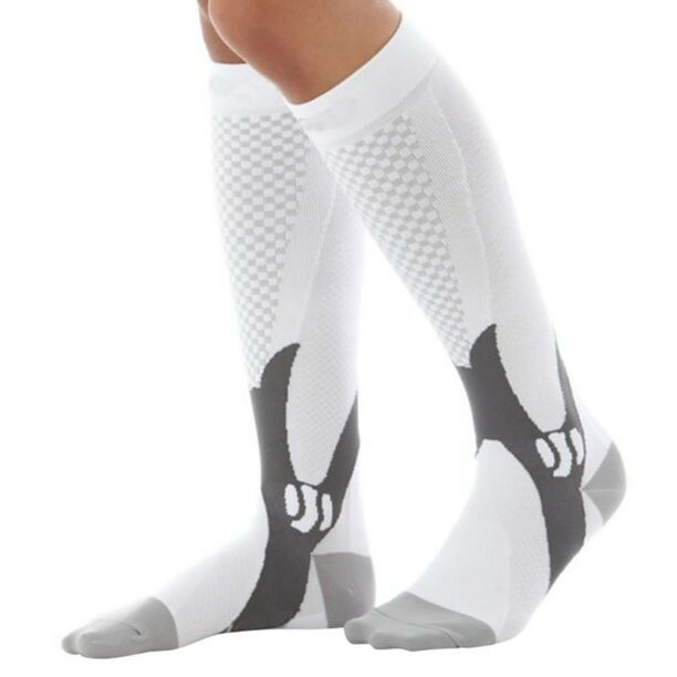 Sunisery Compression Sports Long Socks Slim Fit Breathable Stockings S/M