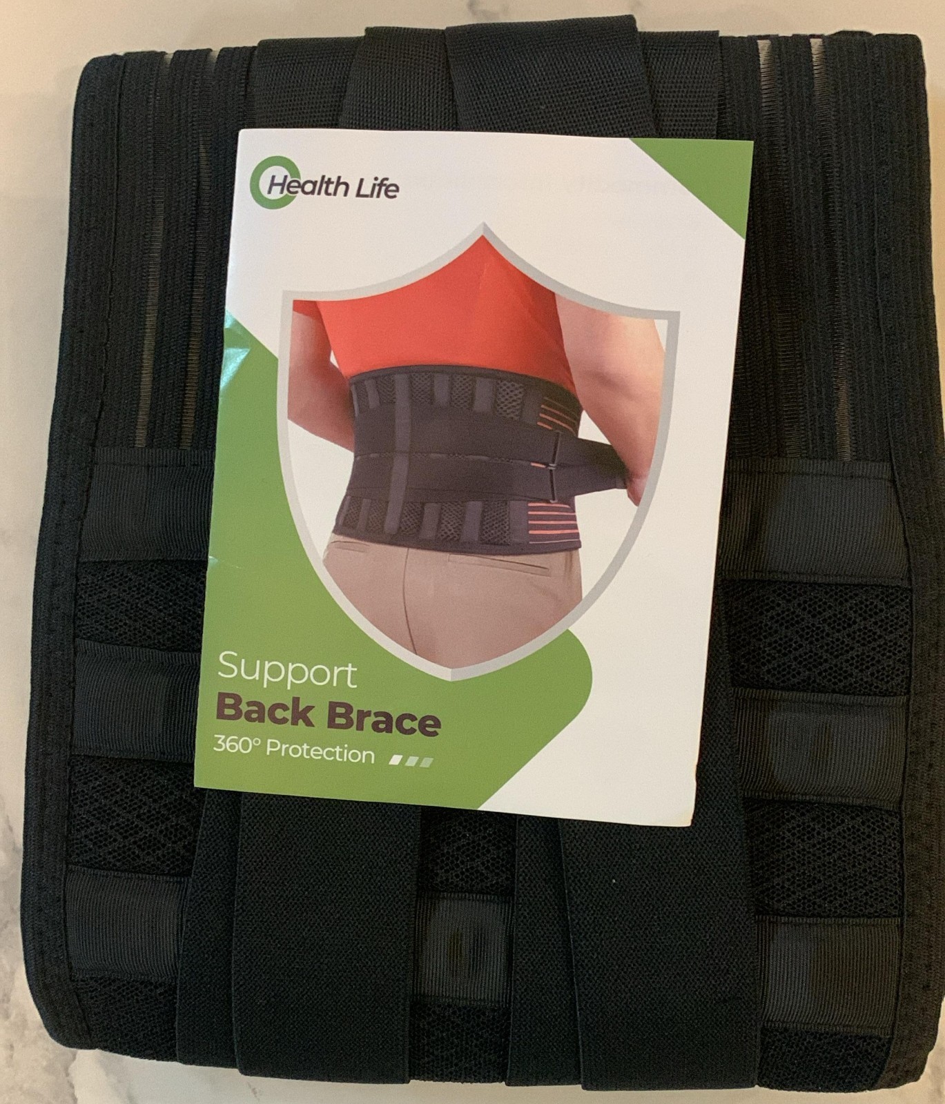 Sports Medicine Adjustable Back Brace, Back Pain Relief Support Unisex Small .
