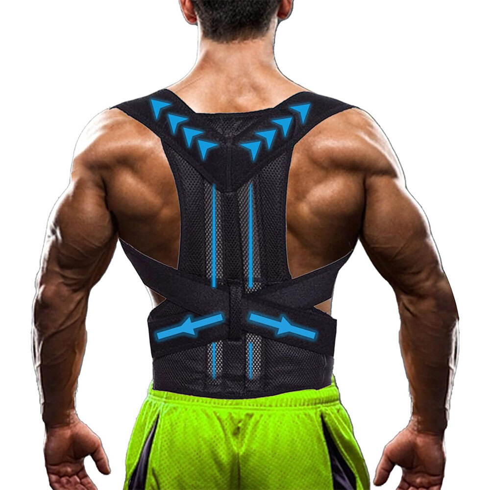 Back Posture Corrector Full Back Support Back Brace Straightener Neck Scoliosis