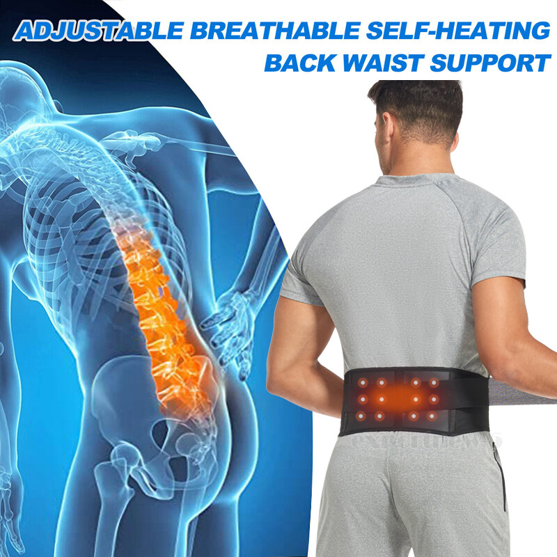 Adjustable Lower Back Brace Lumbar Support for Men Women Waist Belt Pain Relief