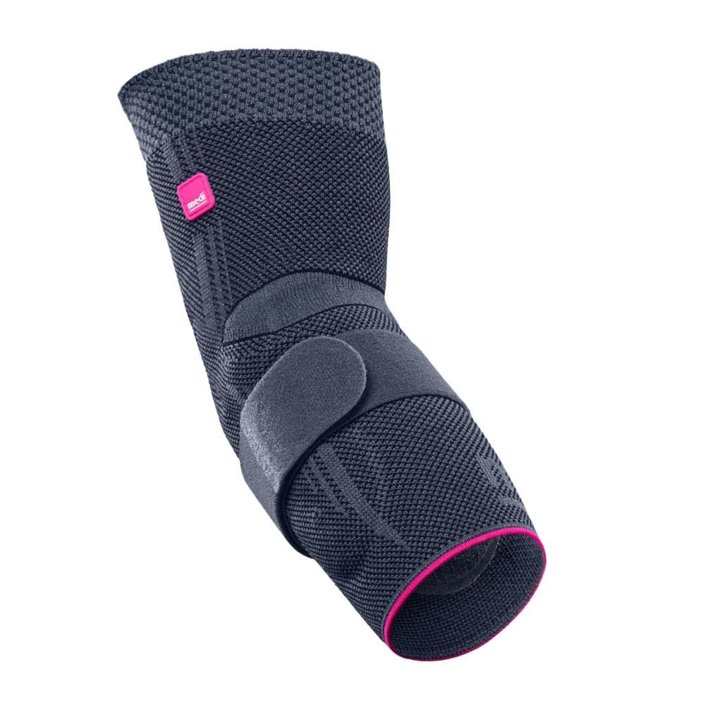 Epicomed Elbow Support w/Accu Pressure Silicone Insert Silver III