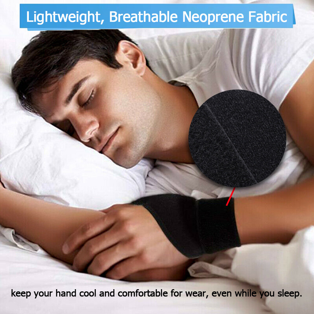 Thumb Wrist Support Brace Compression Gloves Carpal Tunnel Arthritis Sprain Wrap