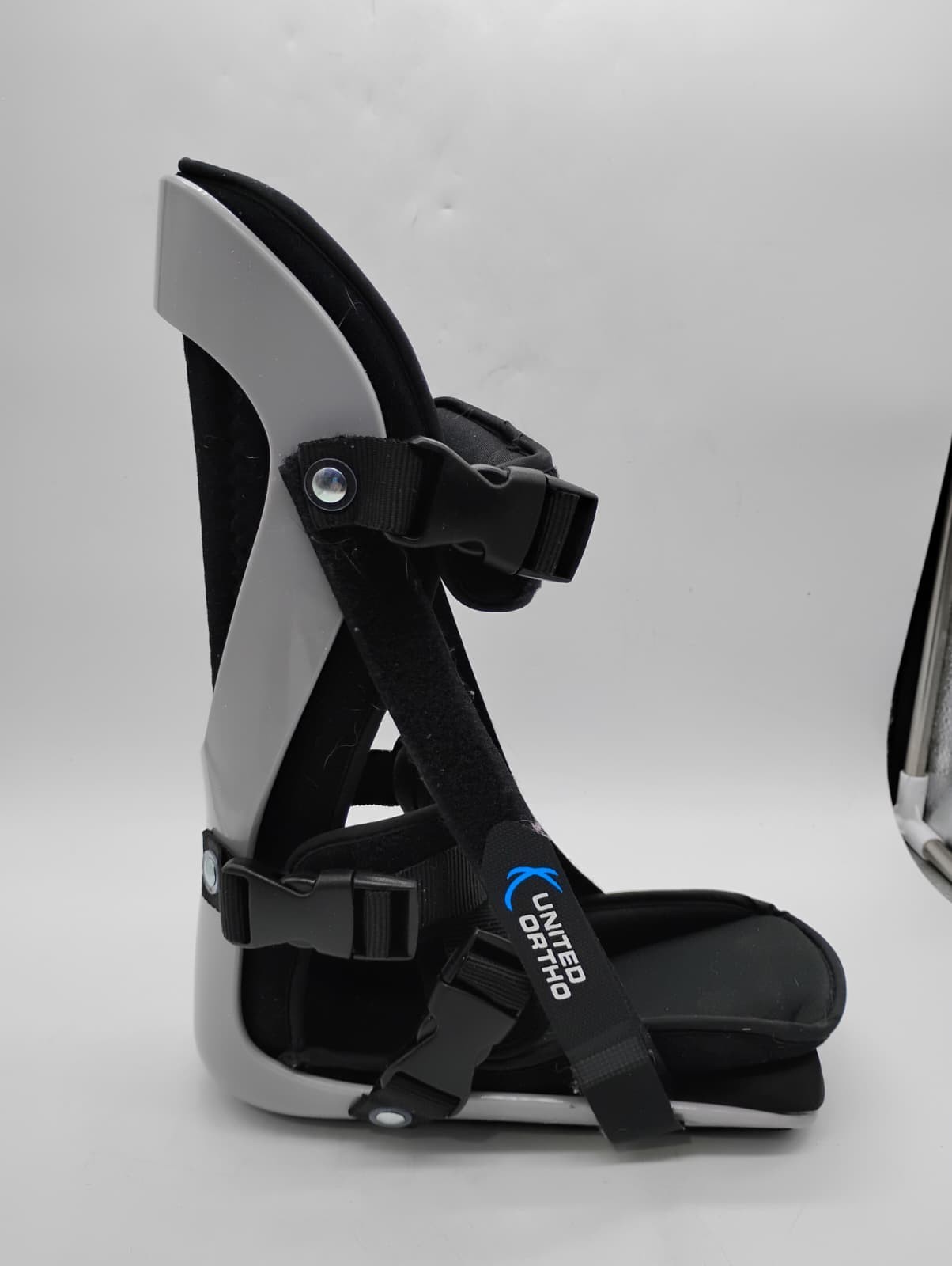 United Ortho USA12033 Plantar Fasciitis Leg Support Brace Adjustable Small Black