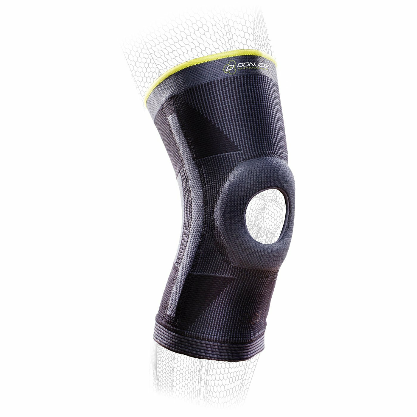DonJoy Performance Deluxe Knit Knee Sleeve With Stays – Small – New no box