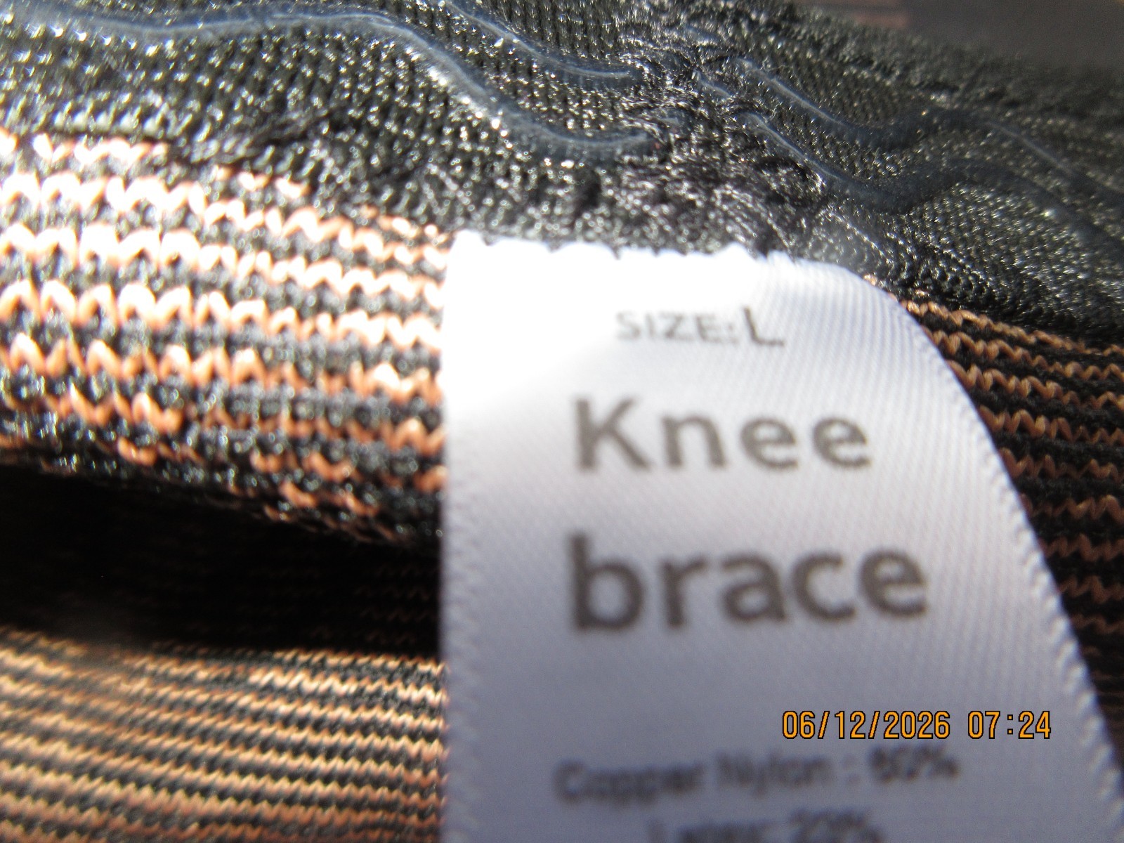 Jiufentian Copper Brace , Unisex , Knee , Large , Pure and Healthy
