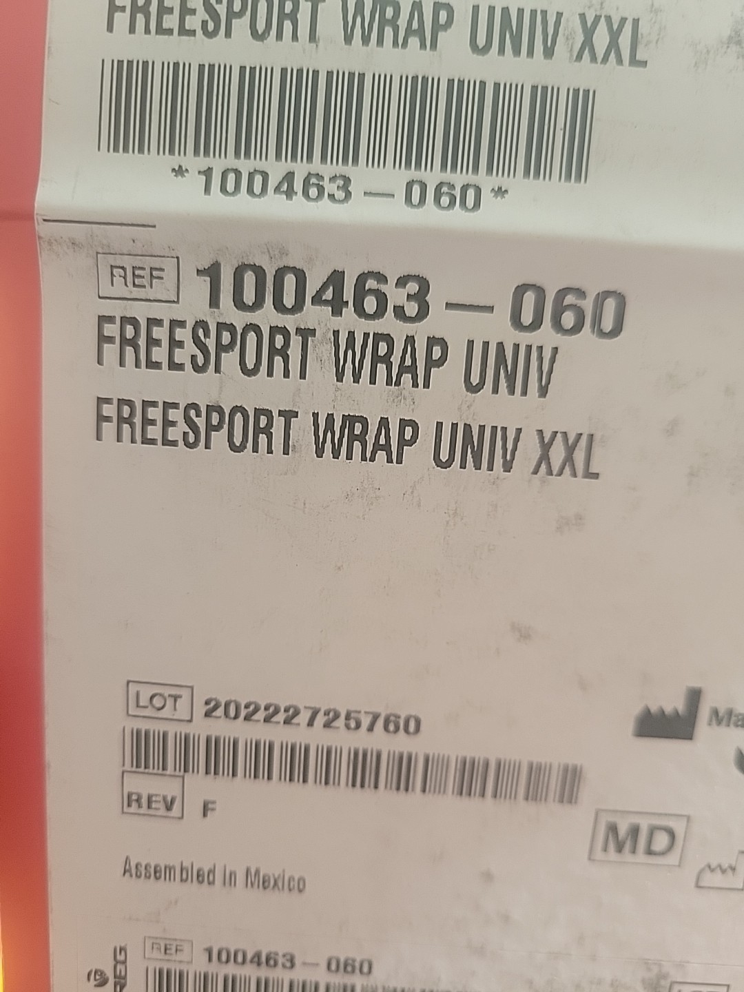 Breg Freesport XXL Knee Brace 100463-060 NEW