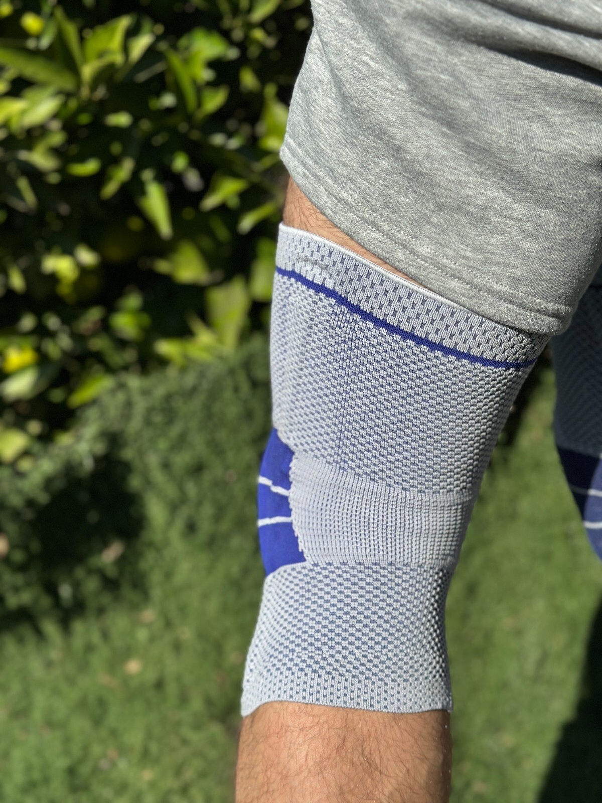 Bauerfeind GenuTrain Size 6 Knee Joint Brace Patella Support Meniscus Sleeve ACL