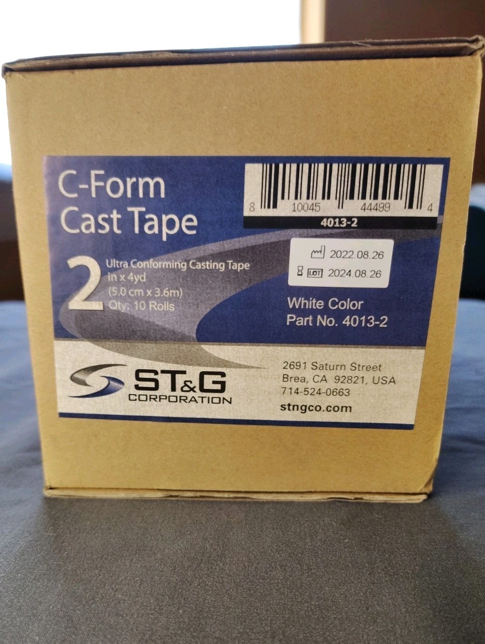 ST&G C-Form Cast Tape Part 4013-2 (2-inch Wide) BOX OF 10 ROLLS