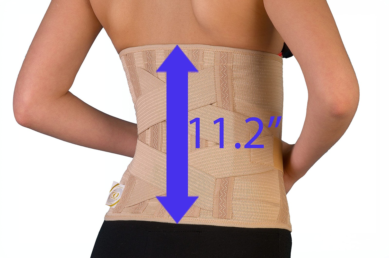 Double Pull Lumbo-Sacral Lower Back Support Belt with 6 Stays for Pain , Hern…