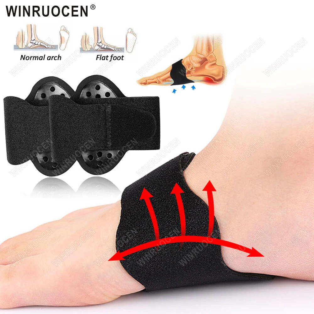 Arch Foot Pads For Men Women Arch Support Shock Absorption Flat Feet Inside And
