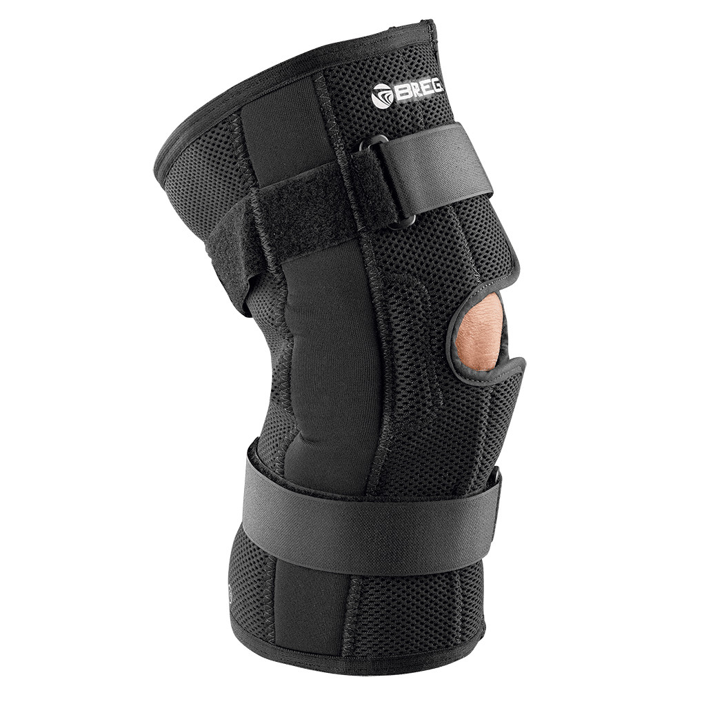 Economy Hinged Wraparound and Pull-on Knee Brace with Open Back Size M