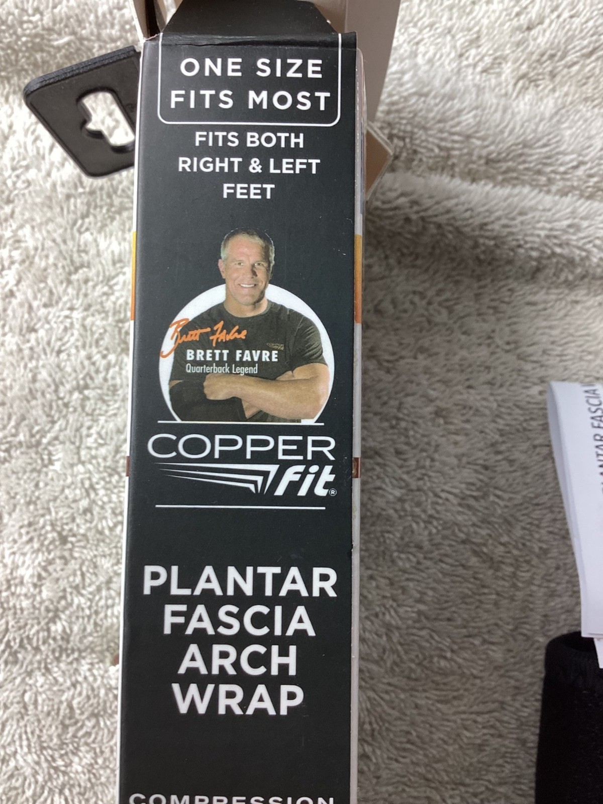 Copper Fit Rapid Relief Plantar Fascia Arch Wrap*Hot/Cold Therapy*Either Foot